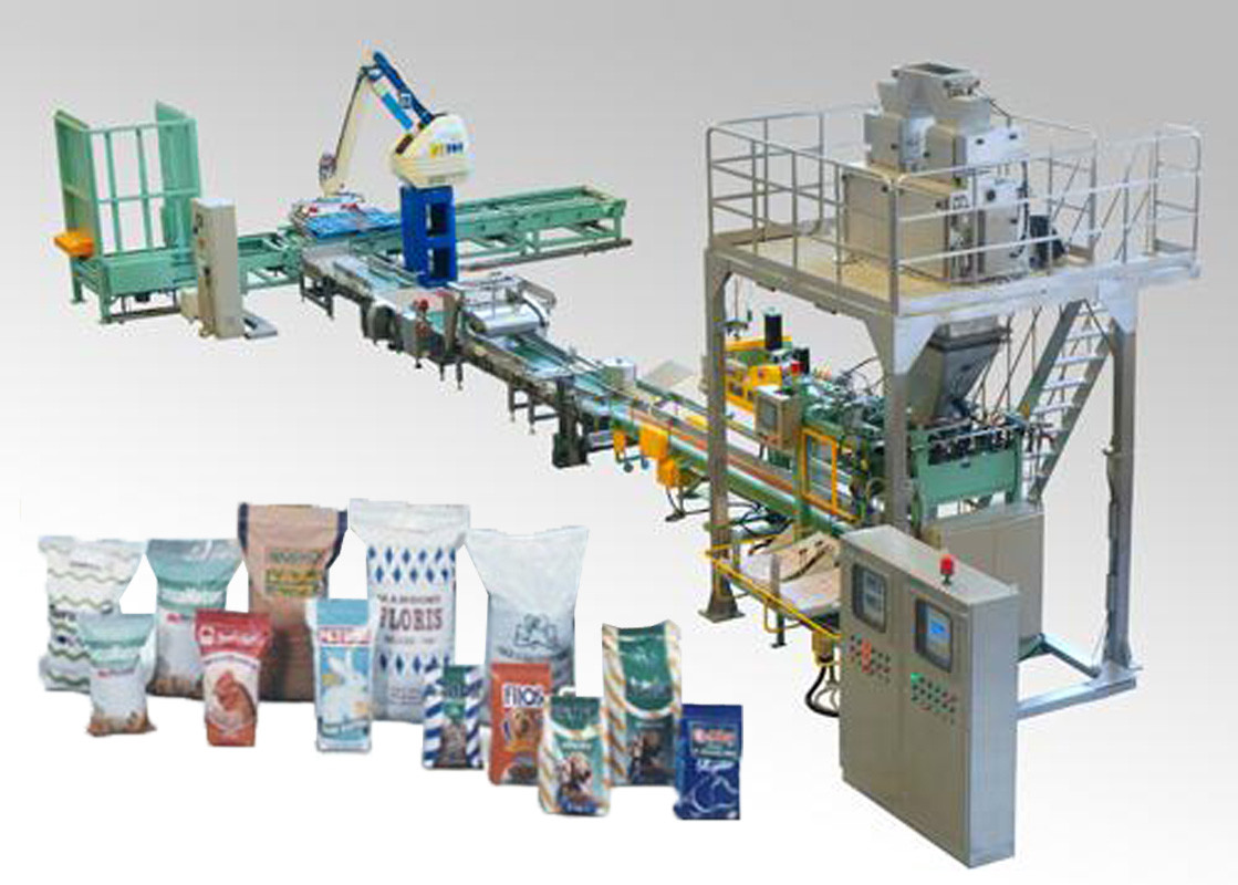 Open Mouth Bag Filling Automatic Bag Packing Machine for Seed / Nuts Granule