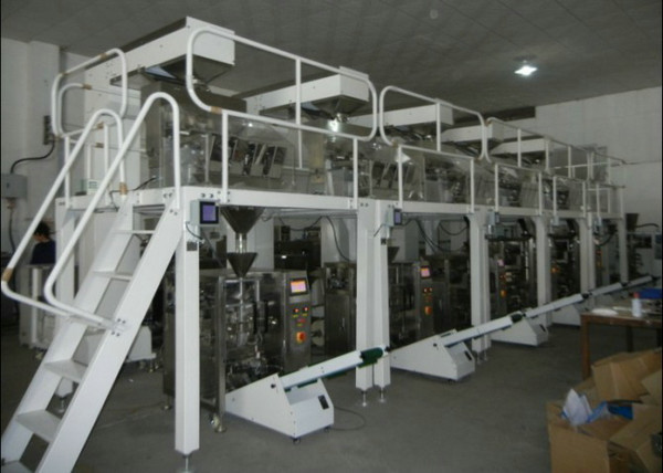 Vertical Pouch Packaging Machine For Coffee Bean , Bag Filling Machine 1-10 KG