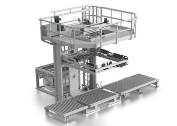 Automatic Stretch Hood Machine for Wrapping Boxed Products on Pallets