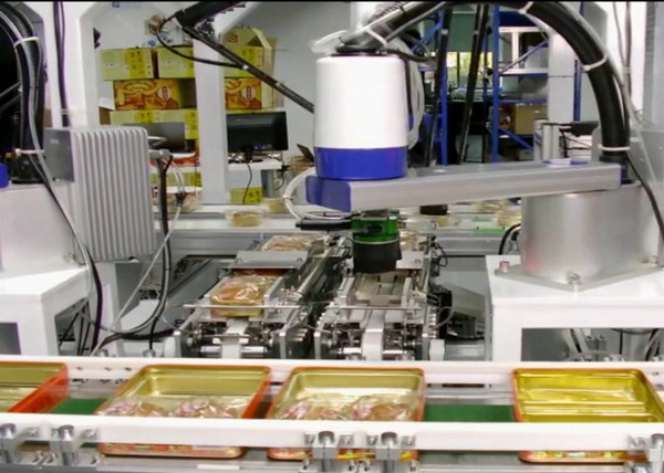 Delta Parallel Link Robot For Auto Biscuit / Moon Cake Sorting Packing High Effective