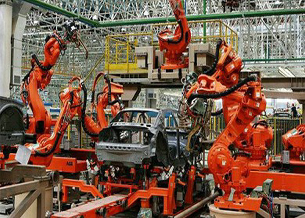 Industrial Fully Automated Welding Production Line PLC Control For Car Industry